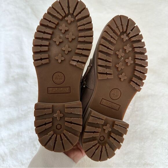 Timberland Women’s Courmayeur Valley Boots Size 7 Taupe - Picture 5 of 9